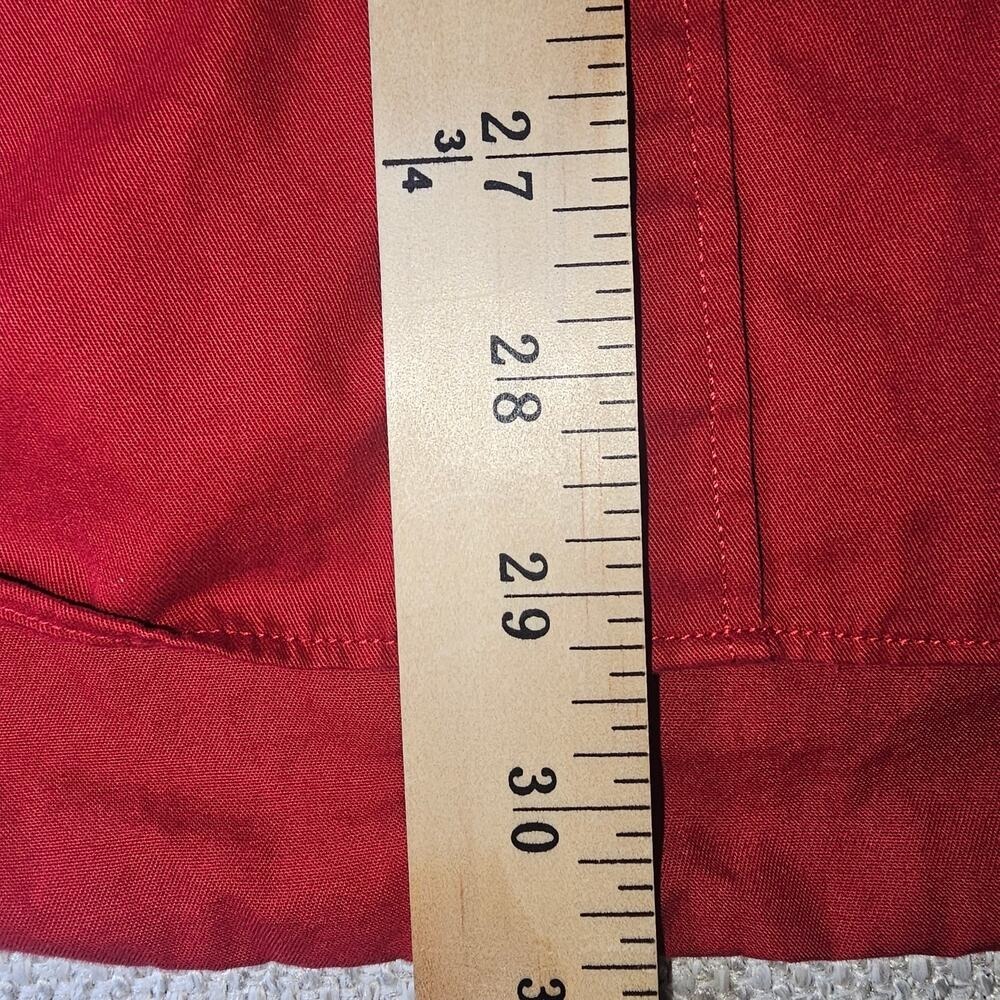 Eddie Bauer Men's Red Button Down Shirt XXL 100% Cotton - Picture 8 of 10